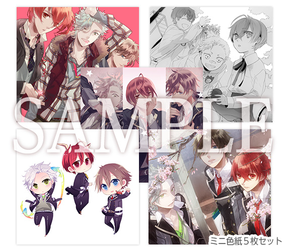 メモリアルミニ色紙 5枚セット